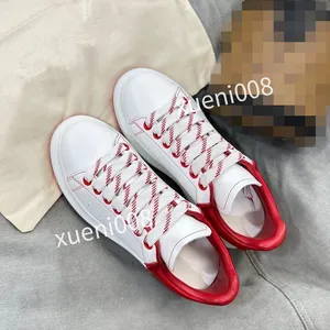 2023top Women Casual shoes designer womens leather lace-up sneaker fashion Running Trainers Letters woman shoes Flat Printed gym sneakers