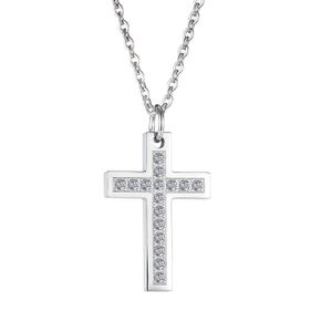 Vintage Christian Bible Text Stainless Steel Pendant Necklace Punk Fashion Biker Amulet Men's Chain Necklace Jewelry Gift 113649208