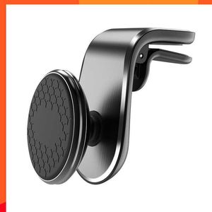 Ny 360 RotationMagnetic Car Phone Holder Air Vent Clip Mount Mobiltelefon GPS -stöd för Xiaomi Huawei Samsung Phone Stand i bilen