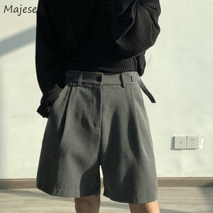 Men's Shorts Fashion Casual Men Summer Korean Chic Wide Leg Trousers Male Knee-length Sashes Draped Loose Retro High Street 230510