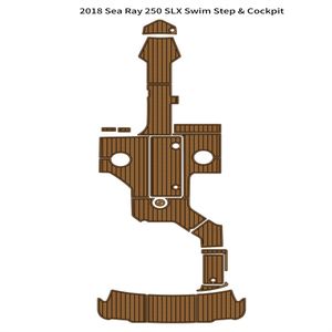 2018 Sea Ray 250 SLX Tappetino per pozzetto per piattaforma da bagno Tappetino per ponte in teak in schiuma EVA per barche