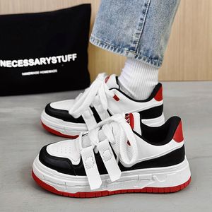 Mężczyźni wulkanizowane trampki modowe streetwear męski Chunky Casual Shoes Spring Autumn Drumborka buty męskie platforma Joggers