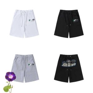 Men's Shorts Trapstar Shorts Green Gray Gradient Towel Embroidery Drawstring Pants Causal Loose Track Sports Shorts for Men Women G230425