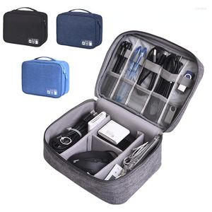 Storage Bags Portable Digital Bag Waterproof Organizer USB Cable Electronics Devices Accessories Digitals Pack Supplies