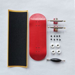 Novelty Games 97 * 34 mm Fingerboard Set Low Concave Handmade Deck Professioneller Finger Skate Board Truck ABEC 7 Bearing Mini Skateboard Wheels 230509