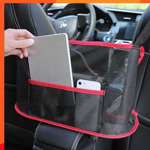 NEW NET NET Pocket Bolsa Bolsa Bolsa de carro armazenamento entre assento de malha de malha de armazenamento Backseat Organizer Caring Interior Acessórios