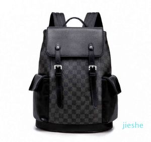 Men's Backpack Trend Leisure Large Capacity Backpack Student Schoolbag 220803