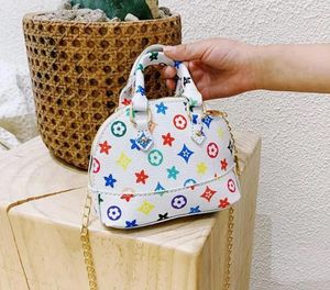 Girls Handbag Designers PU Chain Bags Cute Dinner Hand Bag Small Size Princess Crossbody Pack Messenger