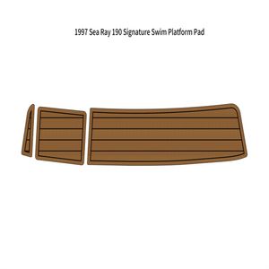 1997 Sea Ray 190 Signature Swim Platform Pad Pad Boat Eva Foam Teak Deck Mat