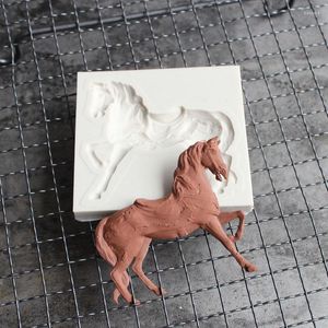 Baking Moulds Horse Shape Sugarcraft Silicone Mold Cake Fondant Decoration Tool Candy Chocoe