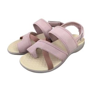 Sandálias femininas sandálias 2022 Novos sapatos casuais para sapatos de plataforma feminina SLIP ON FEMAN FLATS PEACH SANDALS FEMME MUJER AA230509