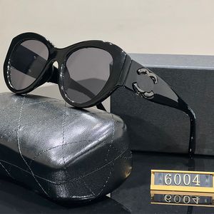 CHANELS Designer Sunglasss for Women Classic Round Frame Men Unisex Goggle Beach Sun Glasses Channel Uv400 z pudełkiem 728