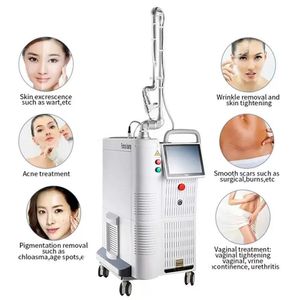 Macchina laser frazionata co2 da 60 watt per la riparazione del ringiovanimento della pelle lifting anti invecchiamento Cicatrici da acne Rimozione delle smagliature lentiggini Laser 10600nm con logo originale