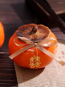 Prezent ceramiczny persimmon persimmon Sugar Box Wczesne poród guizi