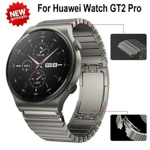 Pasmo ze stali nierdzewnej kompatybilne z Huawei Watch GT2 Pro Porsche Metal Accessories Pasek do Huawei Watch GT 46mm GT2E ECG