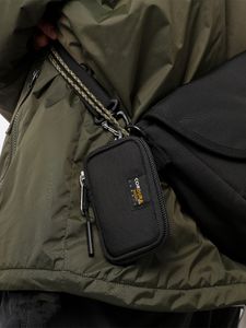 Организатор мешка Cordura Нейлоновая ткань Ключе кошелек японского стиля повседневное держатель кошелек водонепроницаемый карта автомобиль монета 230509