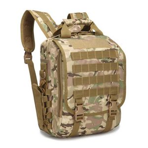 Backpacking Paketleri Multicam Taktik Askeri Ordusu Sırt Çantası 14 Dizüstü Bilgisayar Çanta Açık Hava Kampı Kamp Yürüyüş Boş Zamanlı Bilgisayar Çok Fişli Molle P230510