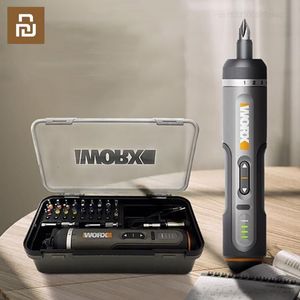 Worx 4V Cordless Screwdriver Set: 230510 Electric USB Rechargeable Power Tool Kit with 30 Bits for Multi-purpose Projects