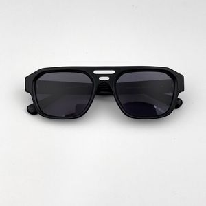 Novo óculos de sol da moda para wmen homens clássicos nylon uv400 lentes quadradas óculos de sol feminino e masculino lente verde gafas UV Eyewear com adesivos de caixa de varejo