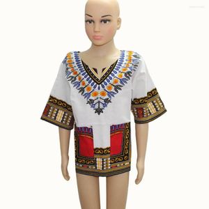 Ethnic Clothing Dashiki T-shirt Kids Fashion African Cotton Traditional Printed Child Tops For Boys And Girls