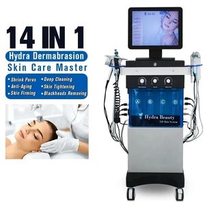 14 in 1 cura della pelle Hydra Dermabrasion H2O2 Microdermoabrasione Microdermo di pulizia profonda Manoramaabrasione