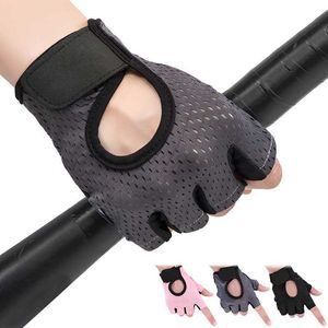 Sports Gloves Gym Fitness Gloves Women Weight Lifting Yoga Breathable Half Finger Anti-Slip Pad Bicycle Cycling Glove Sport Exercise Equipment P230511