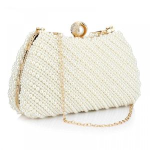 Bolsas de noite de malas, designer de luxo, bolsa de pão de pérolas de pérola, todas as bolsas de ombro de banquetes combinam com miçangas 2023 New Women 230427