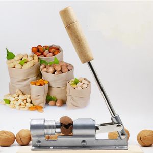 Fruit Vegetable Tools Save Energe Manual Stainless Steel Nut Cracker Mechanical Sheller Walnut Nutcracker Fast Opener shell Kitchen Tools Machine 230511