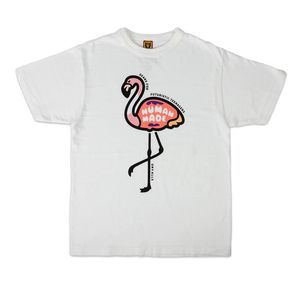 T-shirt a maniche corte in cotone di bambù con stampa divertente HUMAN MADE per uomo donna 99