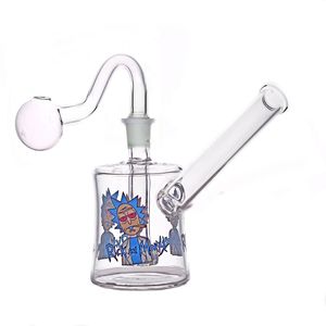 Il più economico Mobius Bong in vetro spesso Narghilè Matrix Perc Bubbler Pipa ad acqua per fumatori Fab Eggs Dab Oil Rigs Narghilè con tubo per bruciatore a nafta maschio da 14 mm