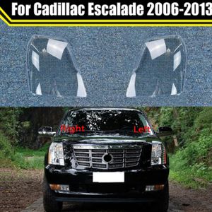 För Cadillac Escalade 2006-2013 Head Lamp Light Case Car Front Huvudljus Lins Cover Lampshade Glass Lampcover Headlamp Shell