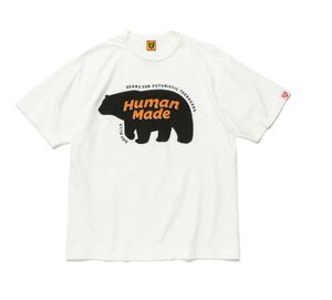 Human Made Fun Print Bamboo Cotton Short Sleeve T-shirt for Men Women Y2