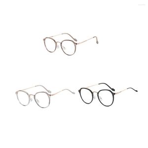 Occhiali da sole 1 paio di occhiali da donna in metallo Occhiali da vista per ragazze universali HD infrangibili in stile semplice e carino