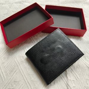 borsa di marca di lusso porta carte di credito di design uomo borsa moda portafoglio portafoglio corto in pelle viene fornito con mini portafogli