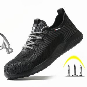 Защитные ботинки дышащие мужские рабочие безопасности Safety Shoes Композитные пачки с антисмыслом.