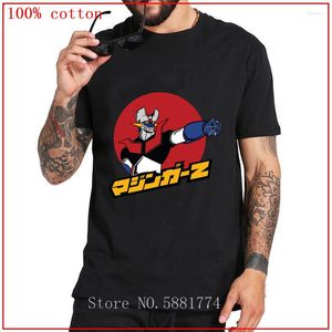 Camisetas masculinas estilo Japão Famoso Anime Mazinger Z Shirt Men Men projetará Moda de manga curta Custom Plus Size Grupo Gift Day Gift