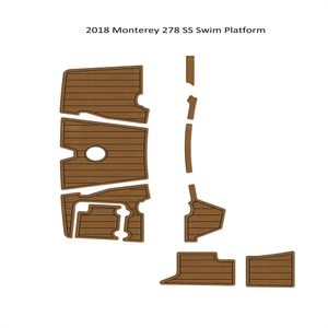 2018 Monterey 278 SS Platforma pływacka Pad Pad Boat Eva Foam Teak Mata podłogowa