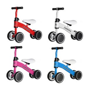 Blance Training 12 Zoll 4 Räder Kinder-Laufräder ohne Pedal für Kleinkinder im Alter von 1–3 Jahren mit nicht-pneumatischen EVA-Reifen