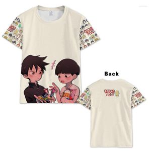 メンズTシャツアニメモブサイコ100 Kageyama Shige Mobu Saiko Hyaku Shirt Men Ment Summer Cartoon Tops Unisex