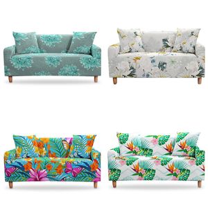 Stol täcker stretch soffa cover 2/3 sits soffa slip 3D digitala blommor för vardagsrumskontor dekoration hem säte coverschair