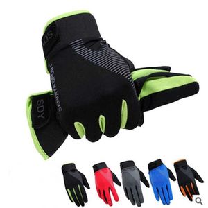 Guanti sportivi Uomo Guanti da pesca Ciclismo Dito intero Bicicletta Mtb Guanti Touch Screen Bici da strada Moto Palestra Allenamento Estate Sport all'aria aperta P230511