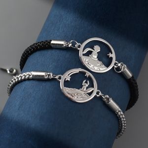 2 Stück Der kleine Prinz und der Fuchs Paar Armbänder Charms Armband für Liebhaber Hochzeit Schmuck Freundschaft Beste Freundin Geschenk Großhandel