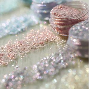 Гвоздь блеск 6box/Set Shiny Ultra-Thin Brocade Opal Aurora Flakes Design Manicure зеркало снежный бархатный пигмент H Cnail