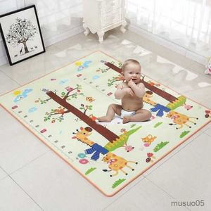 Tapetes para bebês playmats 120*90cm de bebê brincar de tapete academia infantil tapetes de rastreamento carpet de bebê carpete para crianças tapete piso recém -nascidos brinquedos