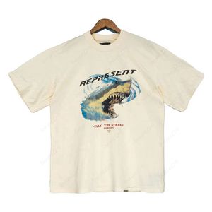 Tshirt Men's Women's半袖デザイナーLooseTファッションブランドトップカジュアルシャツ代表シャツe9