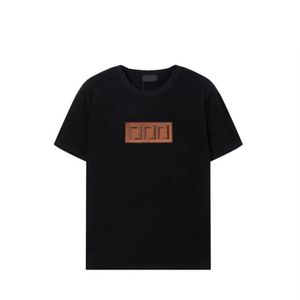 Lyxvaror fendy varumärke herr designer t-shirts sommarkläder avslappnad mode lös bokstav kort t-shirt fendy skjorta fashionabla avancerade mäns t-shirt 3863