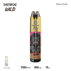 Wild Disposable Vape 7200 Puffs Tastefog Air Ajdustable E-Cigarette Wholesale OEM