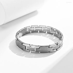 Link bransoletki proste w stylu wysokiej jakości wysokiej jakości stalowa bransoletka dla męskich prezentów biżuterii