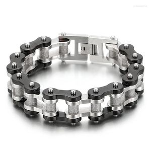 Bracelets de link Pulseira magnética Health Titanium Steel