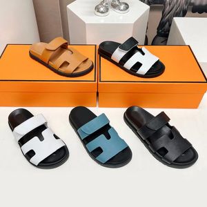 oran Slides designer sandals latest women slippers High Quality black man sandal 100% calf leather Platform flip work summer fashion casual Beach platform Slipper